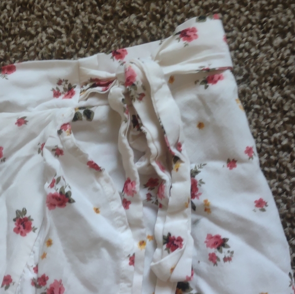 Ultra Flirt Floral Faux Wrap Skirt sz 3X - Picture 3 of 6
